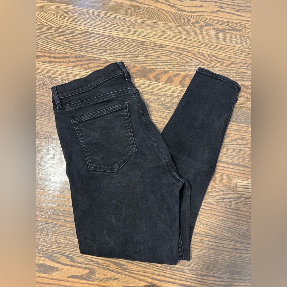 LOFT Women's Dark Charcoal Skinny Jeans